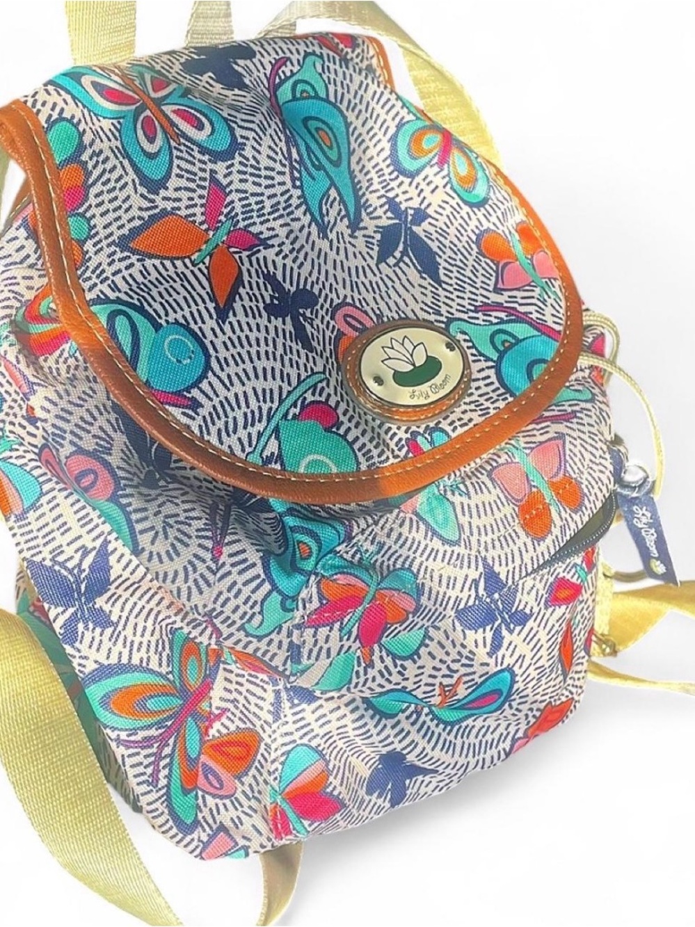 Lily Bloom Mini Backpack - Night Flight Butterfly Pattern - Eco-Friendly